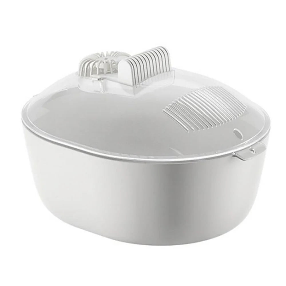 4-in-1 Defrosting Tray Airtight Food Preservation Thawing Machine Meat Defroster (BPA-free, without FDA Certificate) - White - 1