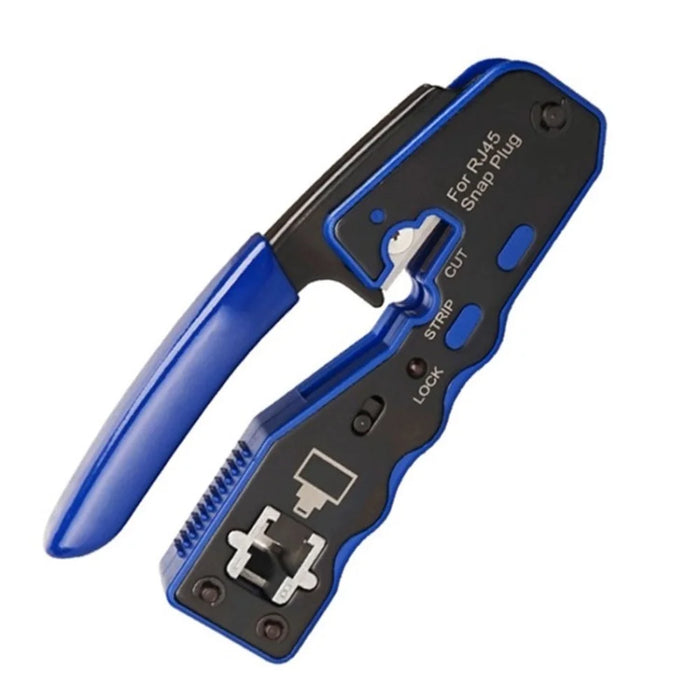 RJ45 Multi-functional Cable Crimper Wire Rope Crimping Tool for Cat5 Cat5E Cat6 8P - 1