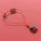 Portable Neck Massager Hanging Cervical Spine Massage Device for Neck Pain Relief - Red - 1