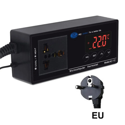 AC-112 Digital Thermostat Reptile Aquarium Tank Temperature Controller - EU Plug - 1