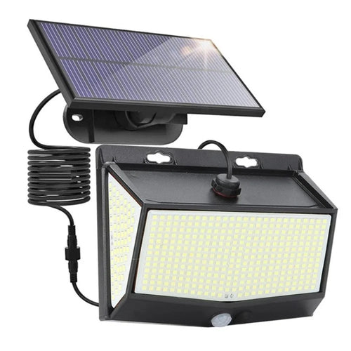 468-LED Outdoor Solar Lights Waterproof Separated Motion Sensing Wall Light for Garden Backyard Patio Yard - 1