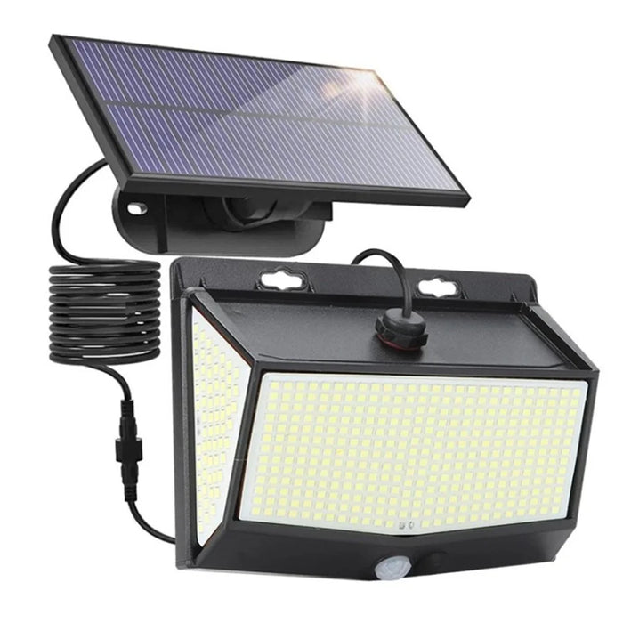 468-LED Outdoor Solar Lights Waterproof Separated Motion Sensing Wall Light for Garden Backyard Patio Yard - 1