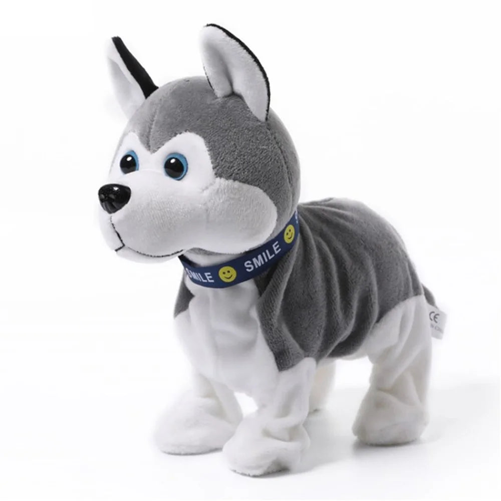 8210A Electric Husky Dog Plush Toy Intelligent Interactive Toy Kids Gift - 1