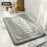 Memory Foam Floor Mat Non-Slip Super Soft Water Absorbent Quick Dry Bath Rug - Grey / 45x65cm - 1