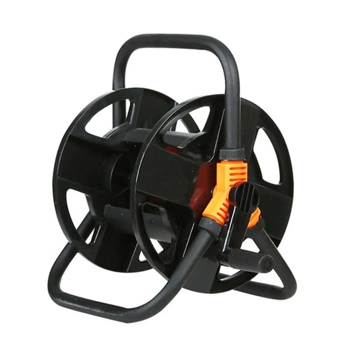 Hose Pipe Reel Holder Pipe Storage Cart Metal Garden Hose Holder for Outside Yard - 1