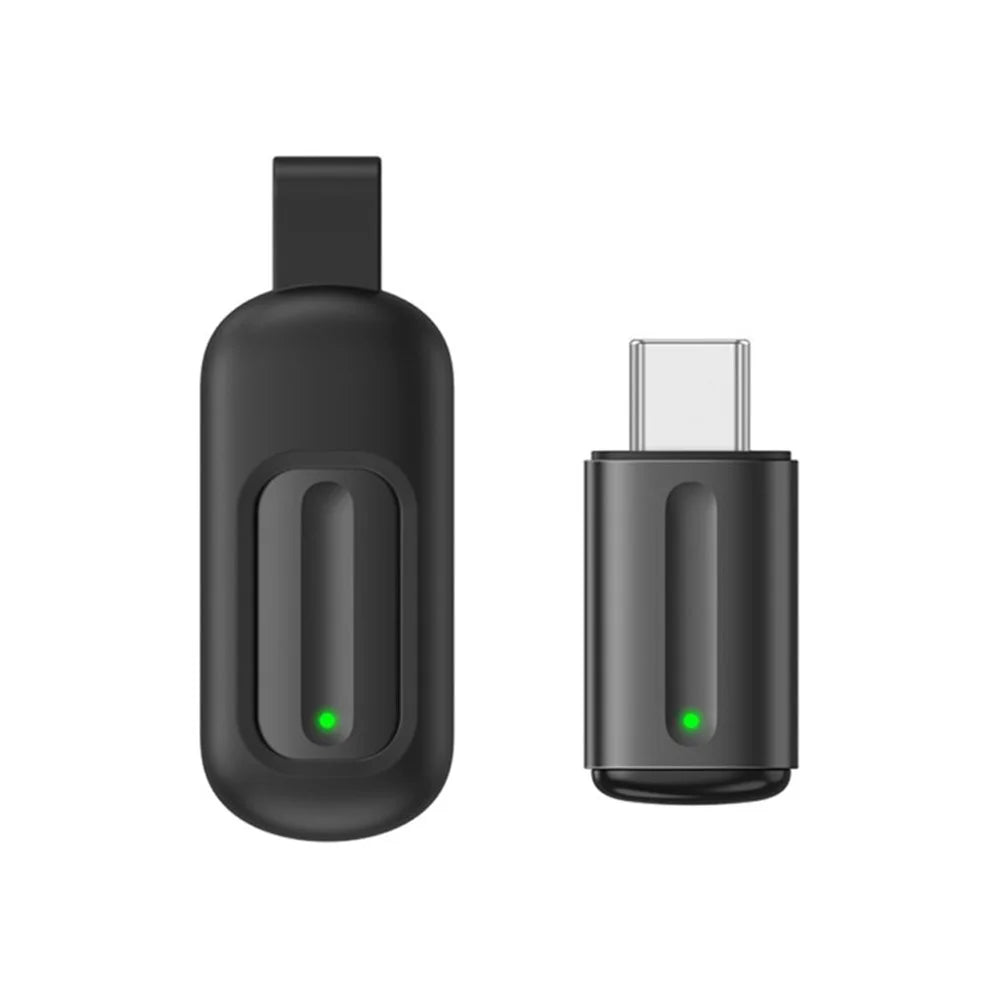 Mini Smartphone IR Remote Controller Adapter for Air Conditioner TV - Black / Type-C Port - 1