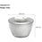Electric Salad Spinner Fruit Vegetable Washer Dryer Vegetable Dehydrator (No FDA Certification, BPA Free) - 4.5L - 1