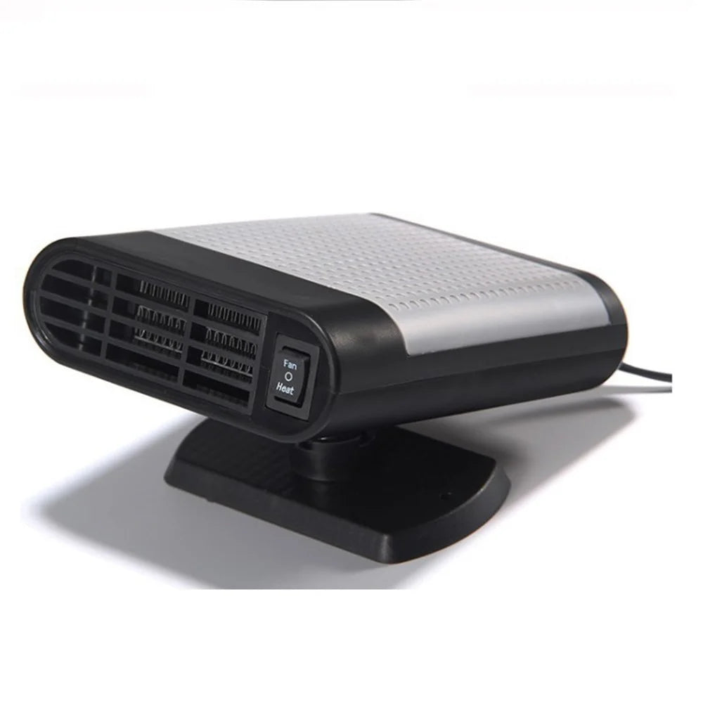 12V Car Heater Defroster Demister for Windshield Defogger Fan Quiet Operation for Vehicle Use - Black / Grey - 1