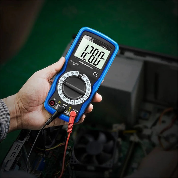 DT-920 Digital Multimeter Portable Accurately Measures Capacitance Voltage Meter - 1
