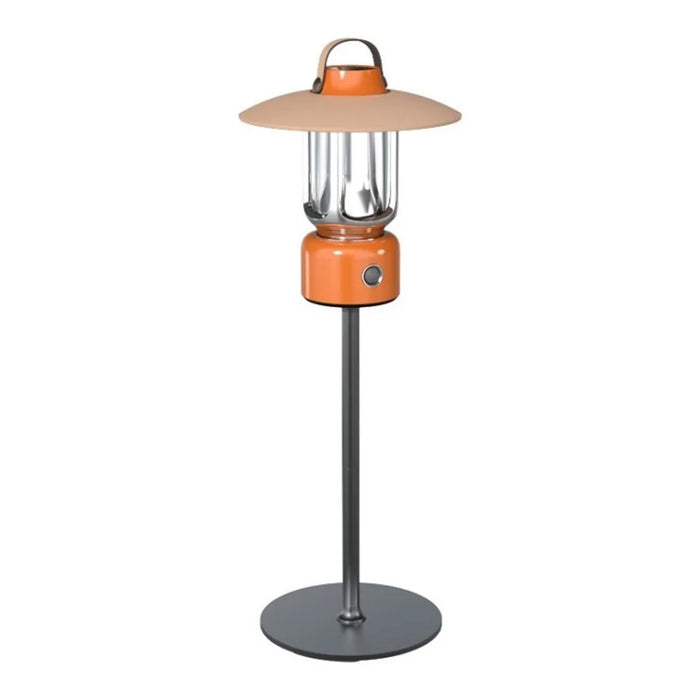 Retro Outdoor Camping Lamp Portable Tent Light Portable Flashlight with Bracket - Orange - 1