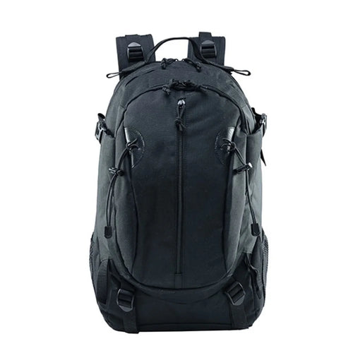 30L Large Capacity Waterproof Outdoor Backpack for Camping Hiking Traveling - Black - 1
