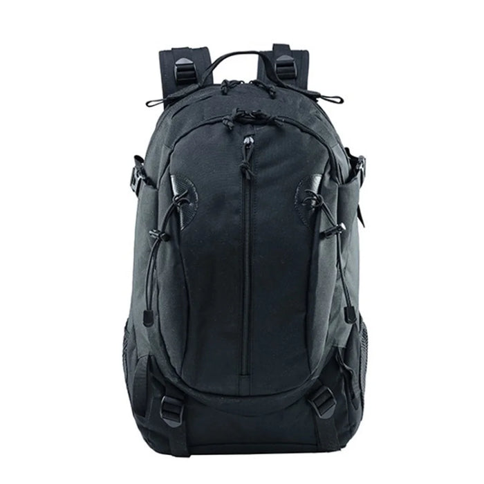 30L Large Capacity Waterproof Outdoor Backpack for Camping Hiking Traveling - Black - 1