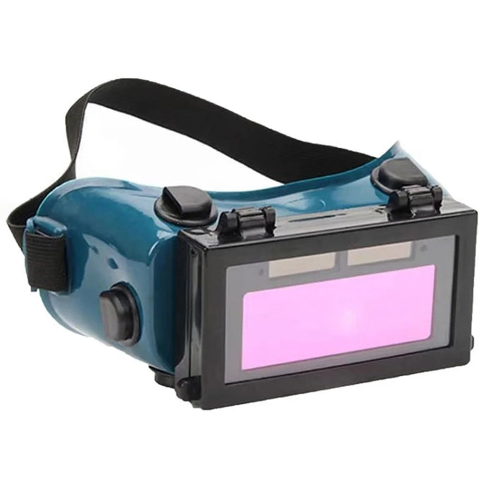 Welding Goggles Automatic Dimming Welder Glasses - Dark Blue - 1