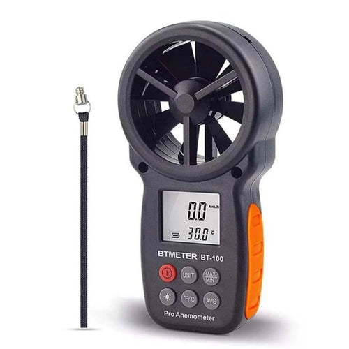 BT-100 Portable Digital Anemometer Wind Speed Meter Air Flow Velocity Tester for Sailing / Surfing - 1