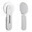 Car Magnetic Phone Holder Easy Install Touch Control Screen Phone Mount - Silver - 1