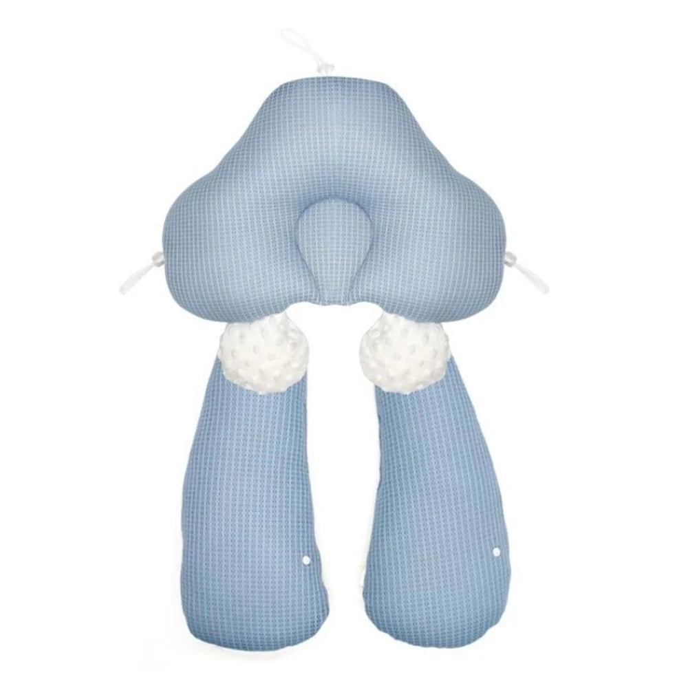 Baby Pillow Correct Plagiocephaly Double-Sided Nursing Sleep Positioner Pillow - Blue - 1