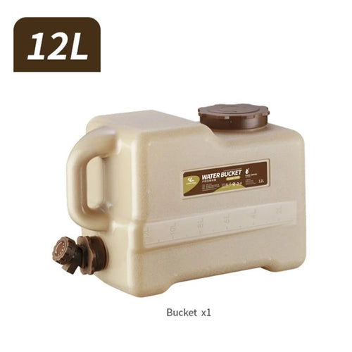 12L / 19L Water Container Portable Outdoor Water Storage Tank for Outdoor Camping Emergency Picnic Hiking - 12L - 1