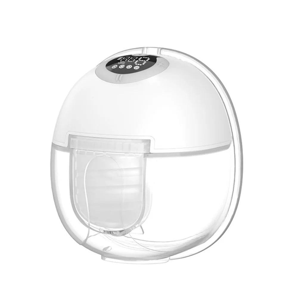 S32 150ml Wearable Electric Breast Pump Breastfeeding Breast Milk Extractor - White - 1
