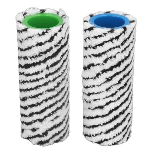 2Pcs For Karcher FC3 FC3D FC5 FC5D Floor Cleaner Brush Roller Replacement Parts - Black - 1