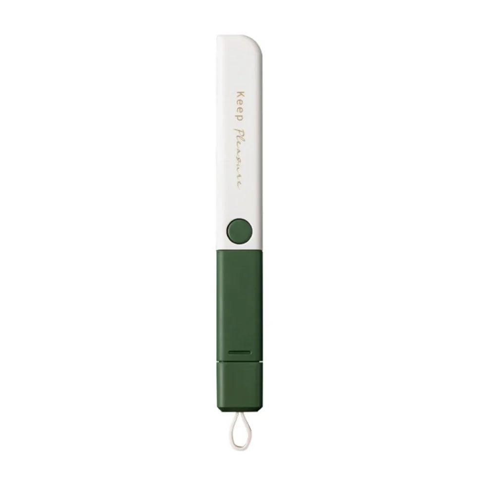 Portable Lint Brush Pet Hair Remover Brush for Furniture, Clothes, Sofa, Carpet - Green - 1