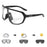 KAPVOE Cycling Photochromic Glasses Outdoor Windproof Motorcycle Bicycle Goggles - Style A - 1