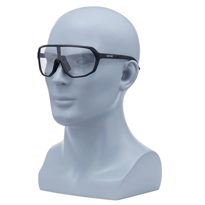 KAPVOE Cycling Photochromic Glasses Outdoor Windproof Motorcycle Bicycle Goggles - Style A - 7