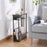 DULCII 3 Tier End Table Side Table Small Nightstand with Magazine Rack (MOQ: 300) - 5