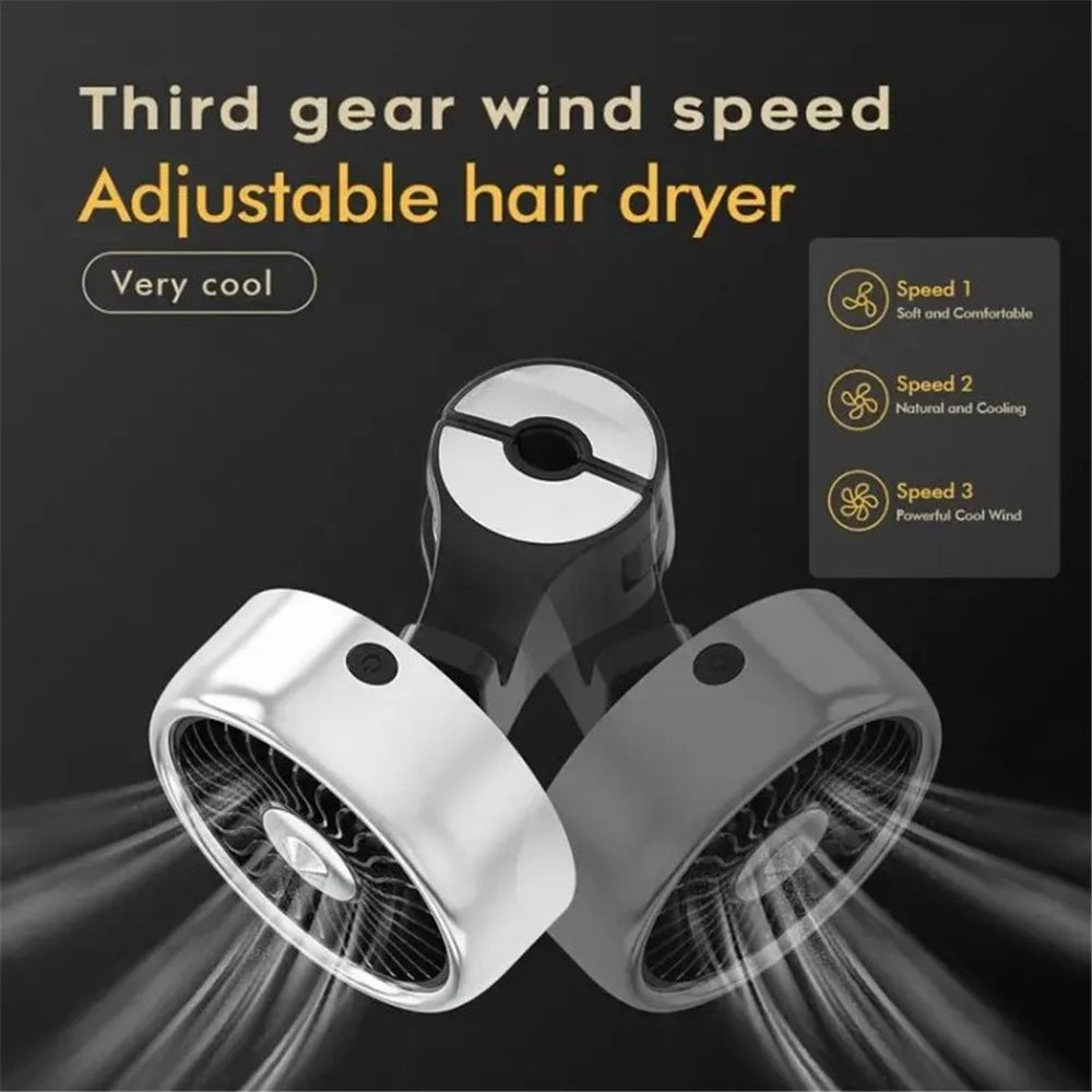 Car Backseat Electric Fan for Rear Seat Passenger with 3 Speed Modes + RGB Light for Vehicles SUV Truck - Black - 4