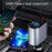 USB+Type-C Dual Port Fast Charging Cigarette Lighter Car Charger with Retractable Cable - Type-C+Type-C - 5