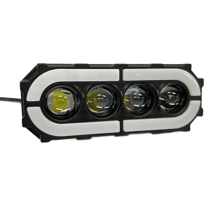 V73 4-LED Electric Bike Motorcycle Modified LED Light Waterproof Flashing Light - 2