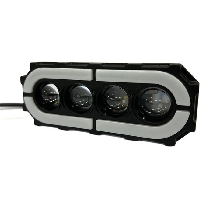 V73 4-LED Electric Bike Motorcycle Modified LED Light Waterproof Flashing Light - 3