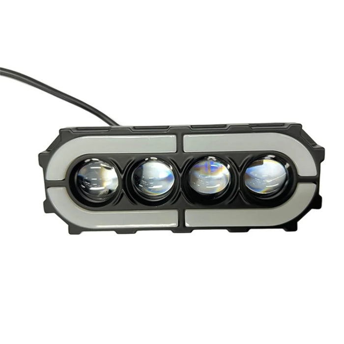 V73 4-LED Electric Bike Motorcycle Modified LED Light Waterproof Flashing Light - 4