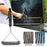 BBQ Grill Cleaning Brush 12-Inch Y-Shaped Curl Bristle Brush Grill Cleaning Tool - 5