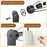 Paper Towel Holder with Damping Toilet Paper Stand Roll Holder for Bathroom Kitchen - Black - 3