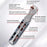 Chrome Vanadium Steel Magnetic Two-Way Ratchet Screwdriver Repair Tool with 4 Bits - Grey - 4
