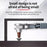 Chrome Vanadium Steel Magnetic Two-Way Ratchet Screwdriver Repair Tool with 4 Bits - Grey - 6