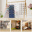 Foldable 6-Layer Wardrobe Storage Hanger 360-Degree Rotating Hook Clips Design Pants Skirt Clothes Hanger - Black - 6