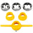 6Pcs / Set Plastic+Alloy Thread Maker Tool Pipe Threader Manual Plumbing Tool Threader Kit for Threading - 2