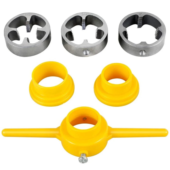 6Pcs / Set Plastic+Alloy Thread Maker Tool Pipe Threader Manual Plumbing Tool Threader Kit for Threading - 2