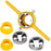 6Pcs / Set Plastic+Alloy Thread Maker Tool Pipe Threader Manual Plumbing Tool Threader Kit for Threading - 3