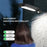 Solar LED Street Light Human Body Sensor LED Waterproof Outdoor Garden Wall Lamp - Black / White Light - 3
