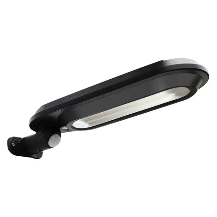Solar LED Street Light Human Body Sensor LED Waterproof Outdoor Garden Wall Lamp - Black / White Light - 7