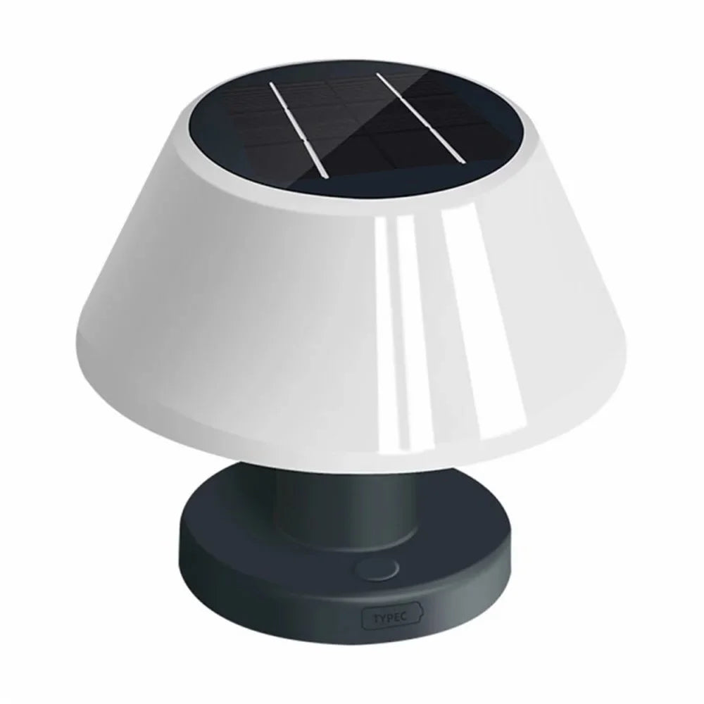 IP54 Waterproof Outdoor Solar Table Lamp 4 Gears Adjustable Indoor Desk Light - 1