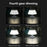 IP54 Waterproof Outdoor Solar Table Lamp 4 Gears Adjustable Indoor Desk Light - 6