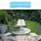 10 LED Solar Table Lamp IPX4 Waterproof Stainless Steel Outdoor Reading Light - 3