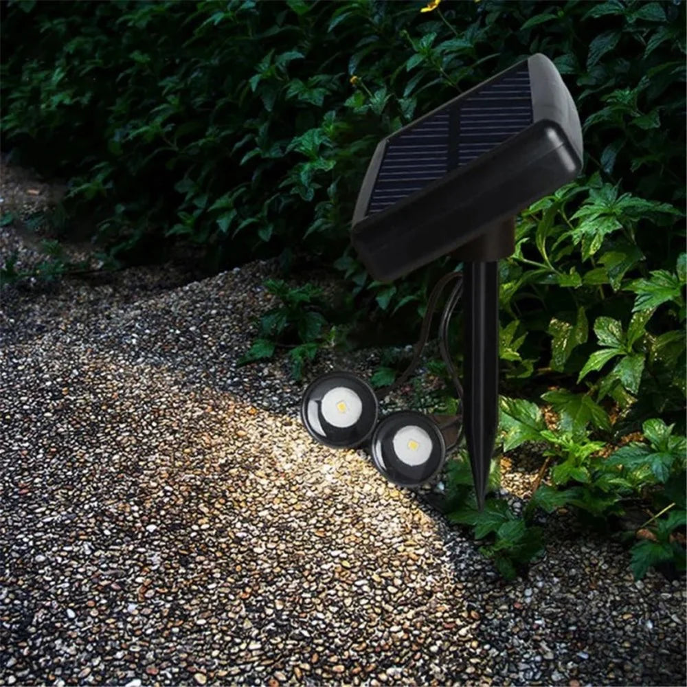 Solar Ground Light Outdoor Lawn Lamp for Garden Walkway Terrace Decoration - 10-LED - 4