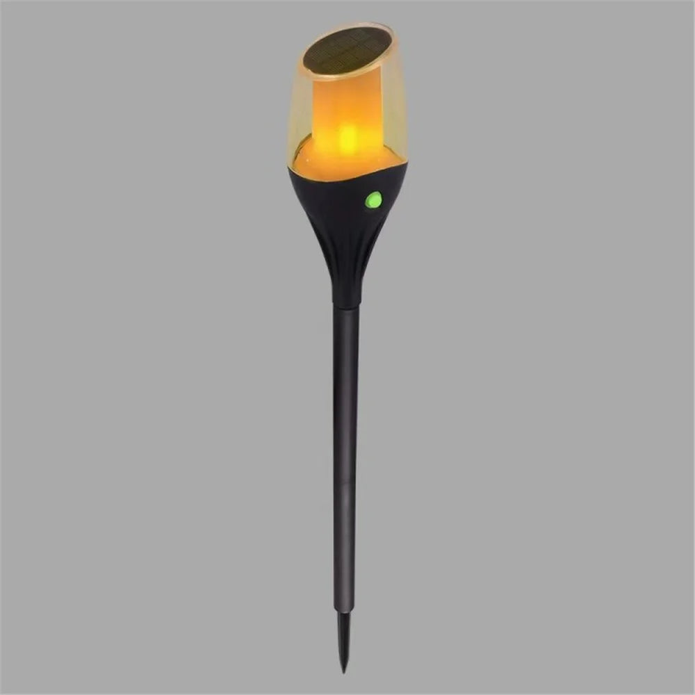 Solar Power Ground Flame Lamp IP65 Waterproof Garden Lawn Landscape LED Light - 1