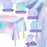 Iridescent Tablecloth Birthday Party Table Cloth Plastic Disposable Table Cover - 137x183cm - 2
