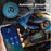 C5S Motorcycle Helmet Bluetooth-compatible Headset Noise Reduction Waterproof Motorbike Rider Headphone - Soft Microphone - 4