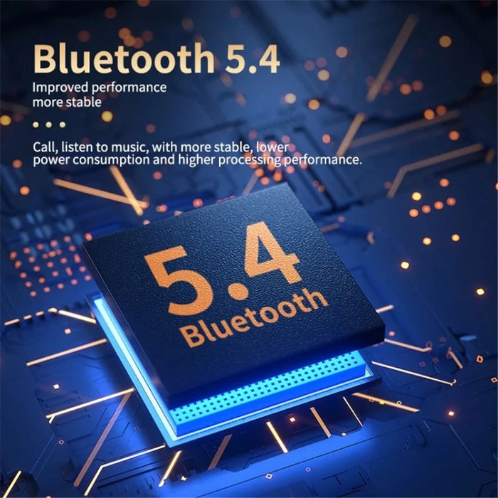 C8 LED Light Motorcycle Helmet Bluetooth-compatible 5.4 Headset Waterproof Noise Reduction Automatic Answering Rider Headset - Soft Microphone - 3